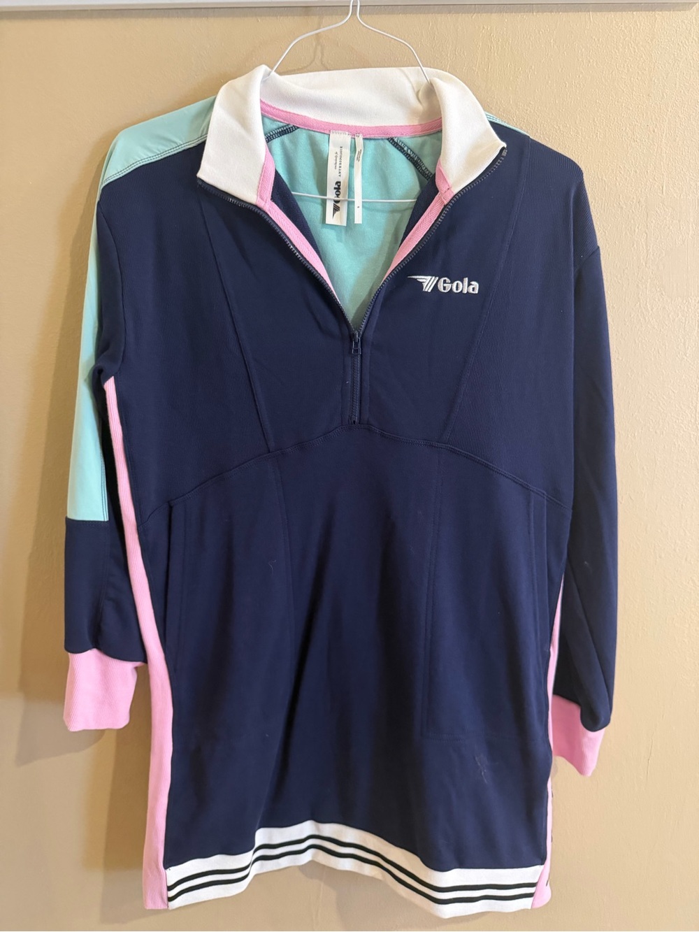 Gola Navy, Pink & Mint Anthropologie Dress